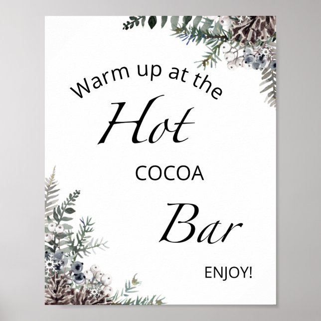 Hot Cocoa Bar Poster (Vorne)