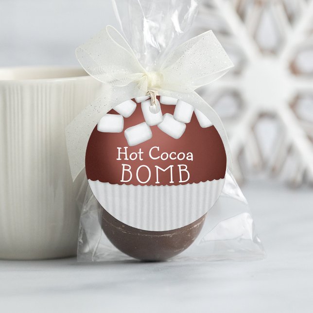 Hot Cocoa Bomb Tag Geschenkanhänger (Von Creator hochgeladen)