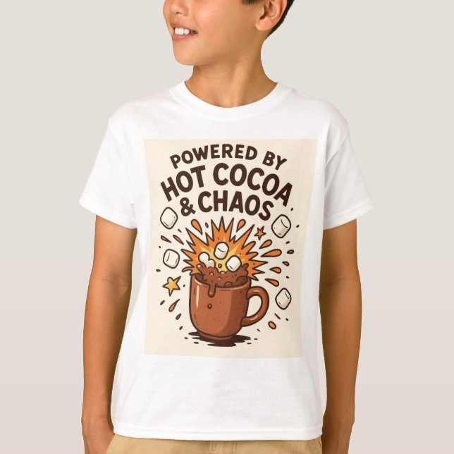 Hot Cocoa Chaos Blast T-Shirt (Vorderseite)