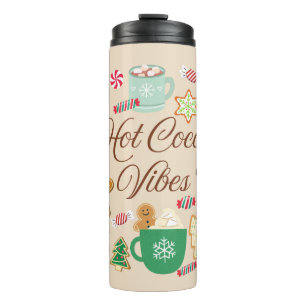 Hot Cocoa Christmas Vibes Thermosbecher