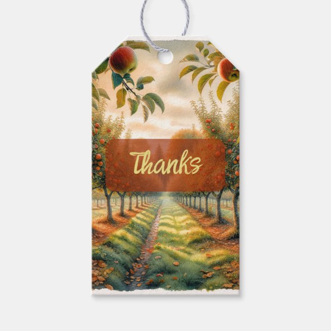 Hot Cocoa & Conversation Vielen Dank Geschenkanhänger (Vorderseite)