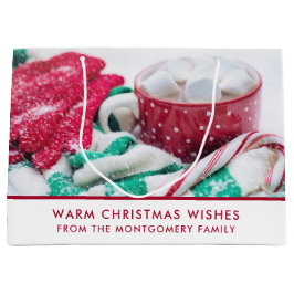 Hot Cocoa Marshmallows & Candy Cane Weihnachten Große Geschenktüte