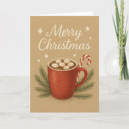 Hot Cocoa Weihnachtskarte Karte