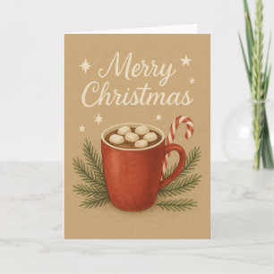 Hot Cocoa Weihnachtskarte Karte