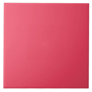 Hot Coral Pink Personalisiert Neon Lachs Hintergru Fliese