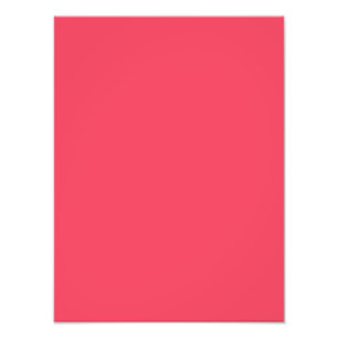 Hot Coral Pink Personalisiert Neon Lachs Hintergru Fotodruck