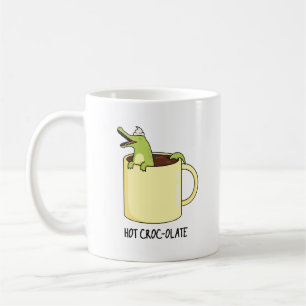 Hot Croc Colate Funny Crocodile Pun Kaffeetasse