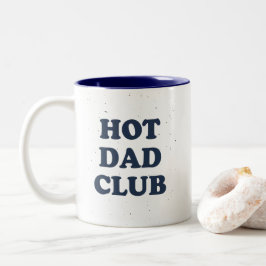 Hot Dad Club Mug Funny Dad Coffee Cup Gift Idea Zweifarbige Tasse