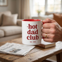 Hot Dad Club Tasse Einzigartiges Vatertagsgeschenk