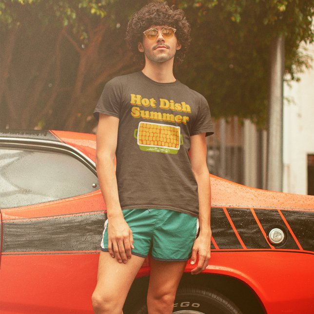 Hot Dish Summer Funny Casserole Grafik T-Shirt (Von Creator hochgeladen)