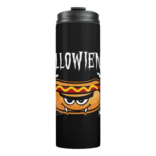 Hot Dog Adult Halloween Puff Thermosbecher (Vorderseite)