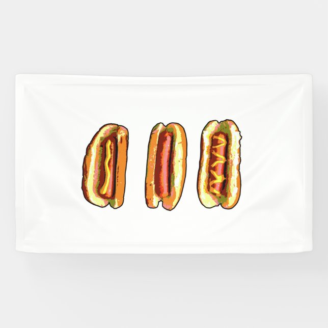 Hot Dog Banner (Horizontal)