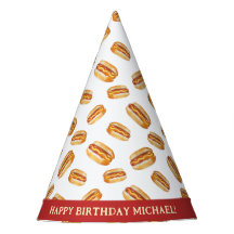 Hot Dog Birthday Party Hat - Kinderkoch