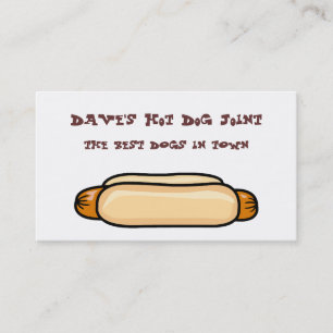 Hot Dog Business Cards Visitenkarte