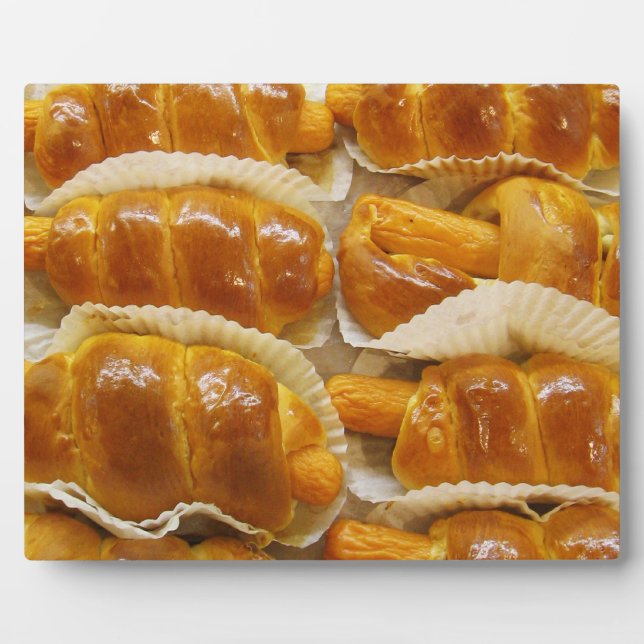 Hot Dog Cake ... Asiatische Nachspeise Fotoplatte (Vorderseite)