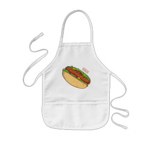 Hot Dog Cartoon Kinderschürze