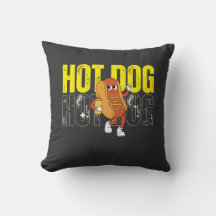 Hot-Dog-Cartoon Retro-Essen Grafik