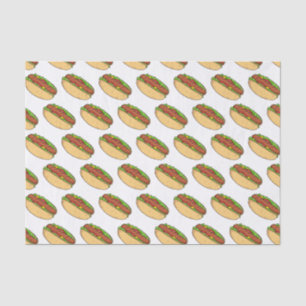 Hot Dog Cartoon Seidenpapier