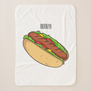 Hot Dog Cartoon Sherpadecke