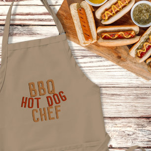 Hot Dog Chef Mens Apron Schürze