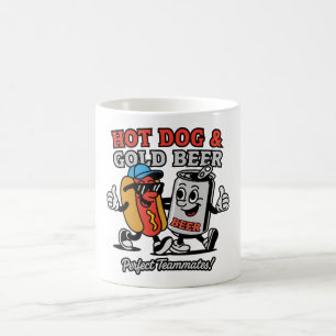 Hot Dog & Cold Beer Kaffeetasse