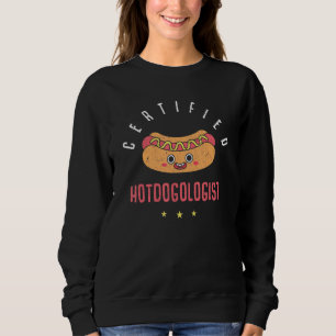 Hot Dog Dackel Frank Würstchen Feinschmecker Hotdo Sweatshirt