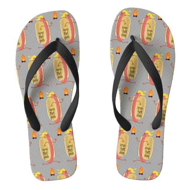 Hot Dog Dare Devil Flip Flops (Fußbett)