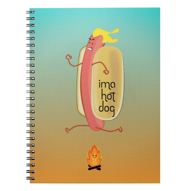Hot Dog Dare Devil Notizblock (Vorderseite)