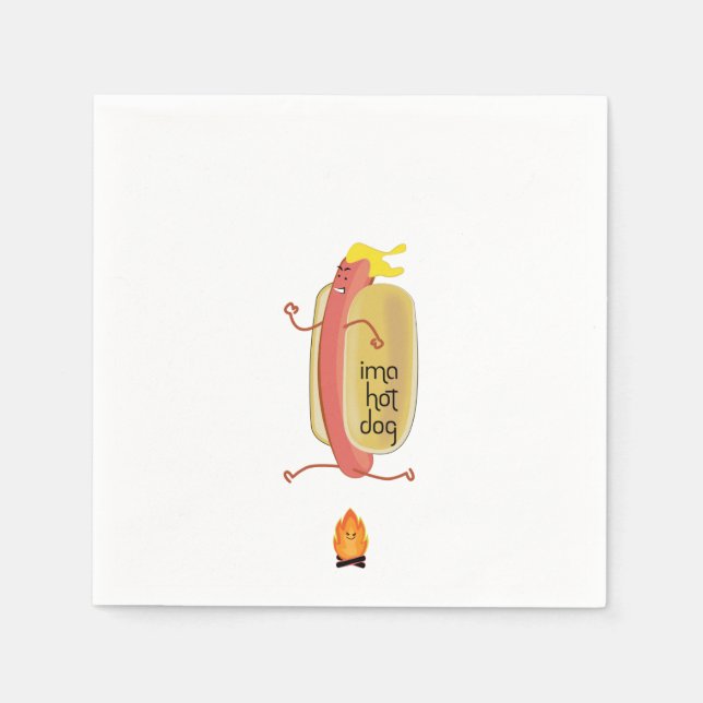 Hot Dog Dare Devil Serviette (Vorderseite)