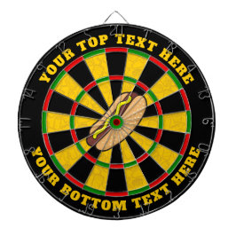 Hot Dog Dartboard mit benutzerdefiniertem Text Dartscheibe