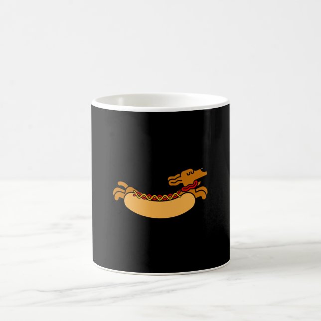 Hot dog Daschund Kaffeetasse (Mittel)