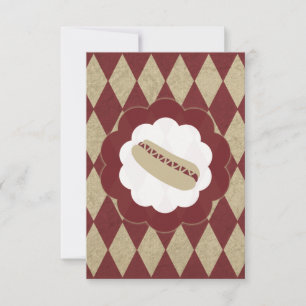 Hot Dog Diamanten Einladung