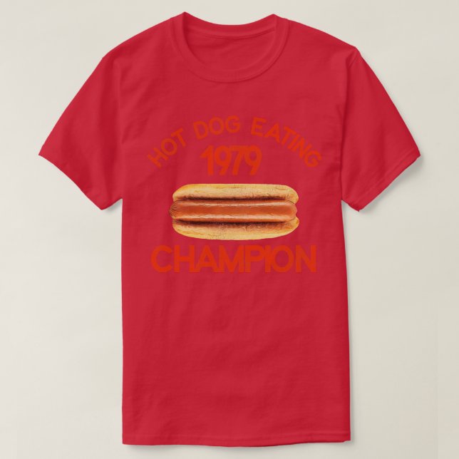 Hot Dog Eating Champion 1979 T-Shirt (Design vorne)