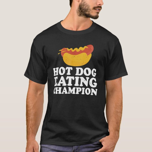 Hot Dog Eating Champion T-Shirt (Vorderseite)