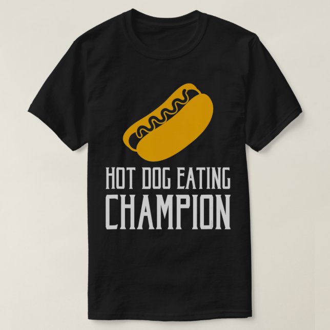 Hot Dog Eating Champion T-Shirt (Design vorne)