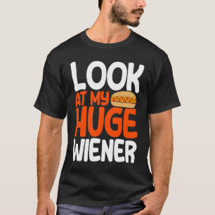 Hot Dog erwachsenen Humor Pub schaut sich mein rie T-Shirt