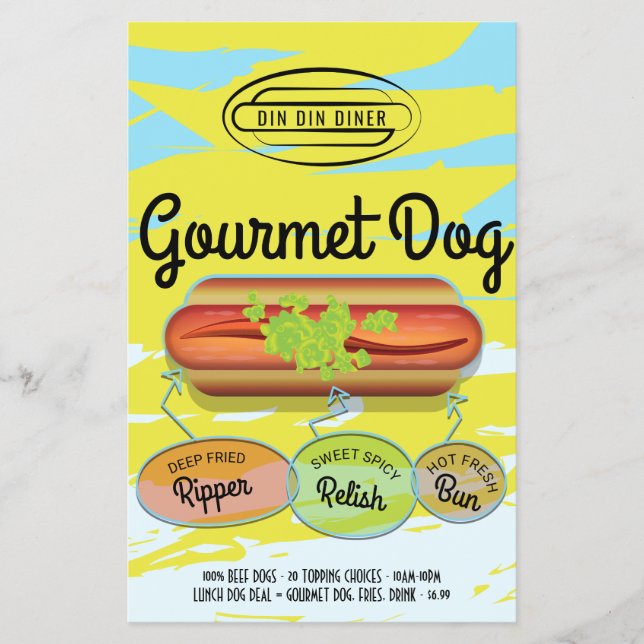 Hot Dog Flyer (Vorne)