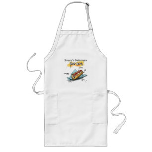 Hot Dog Food Art Personalized Grilling Apron Lange Schürze