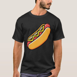 Hot Dog Funny Snack Illustration T-Shirt