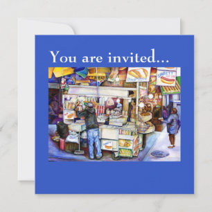 Hot Dog Gott, New York Einladung