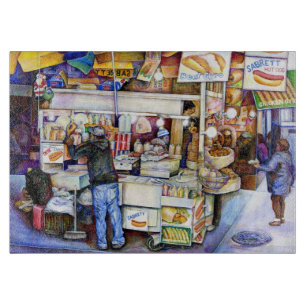 Hot Dog Gott, New York Schneidebrett