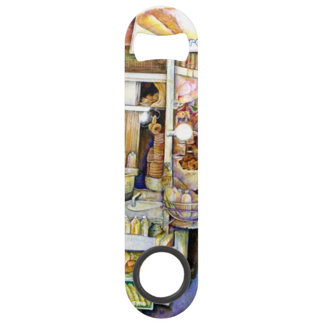 Hot Dog Gott, New York Speedflaschenöffner (Vorderseite)