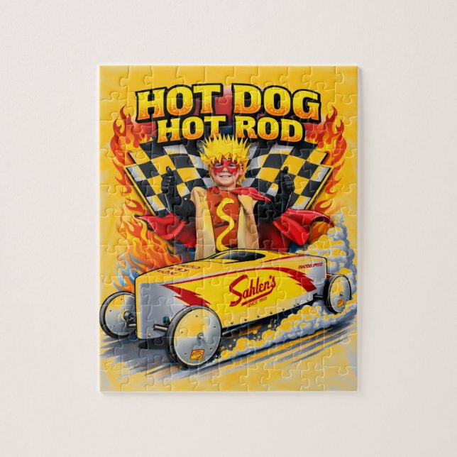 Hot Dog Hot Rod Puzzle (Vertikal)