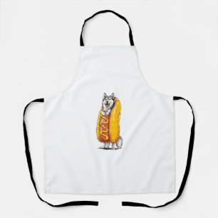 Hot Dog Husky - Funny Food Costume Schürze