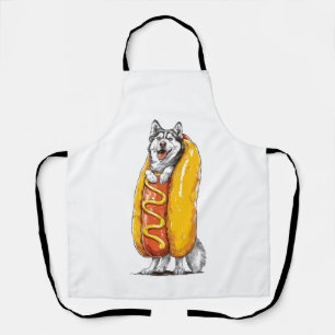 Hot Dog Husky � Lustiges Lebensmittelkostüm Schürze