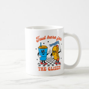 Hot Dog ich bin gerade hier für den glänzenden glü Kaffeetasse