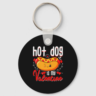Hot Dog Ist Mein Valentinstag Süßer Valentinstag K Schlüsselanhänger