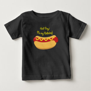 Hot Dog Kindergeburtstag Party Kochen Niedlich Baby T-shirt