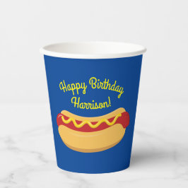 Hot Dog Kindergeburtstag Party Kochen Niedlich Pappbecher