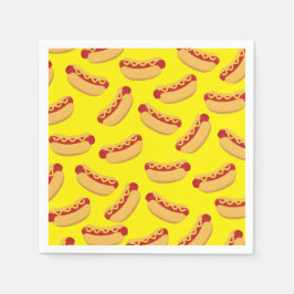 Hot Dog Kindergeburtstag Party Kochen Niedlich Serviette
